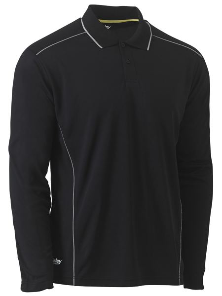 Bisley BK6425 Cool Mesh L/S Polo - Click Image to Close
